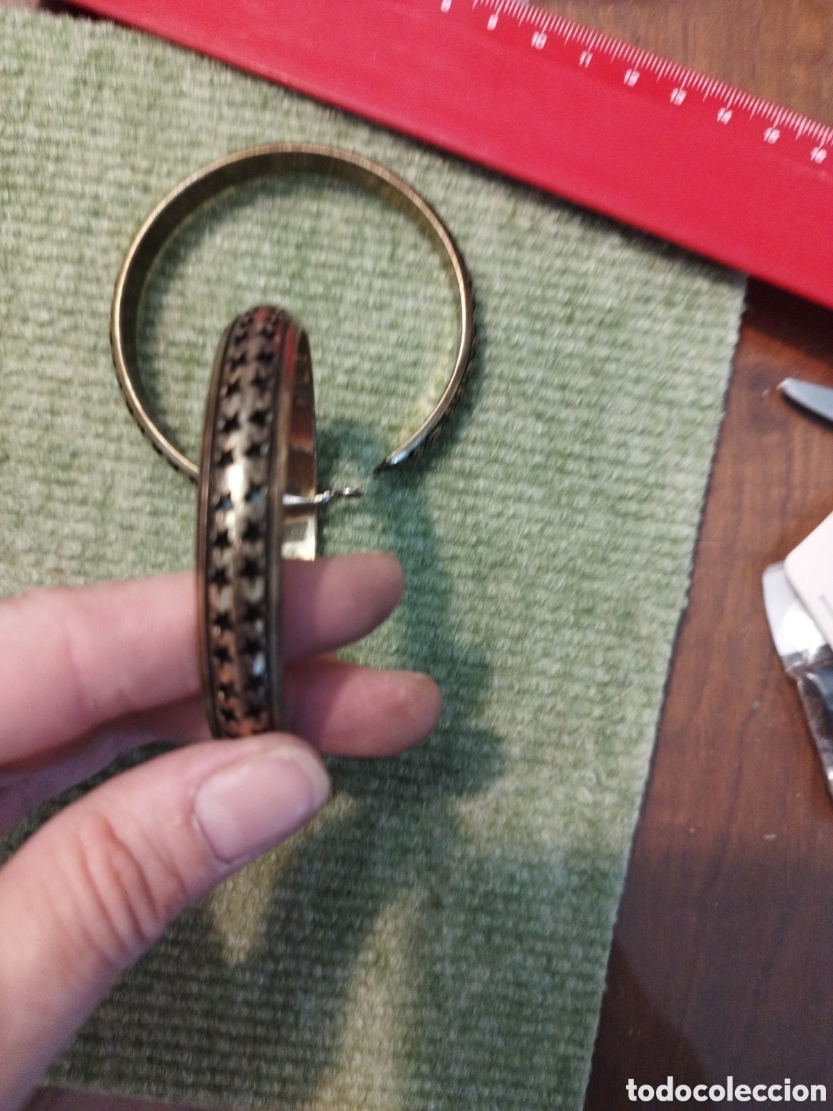 Joyeria: Pendientes aro estrella calados - Foto 2