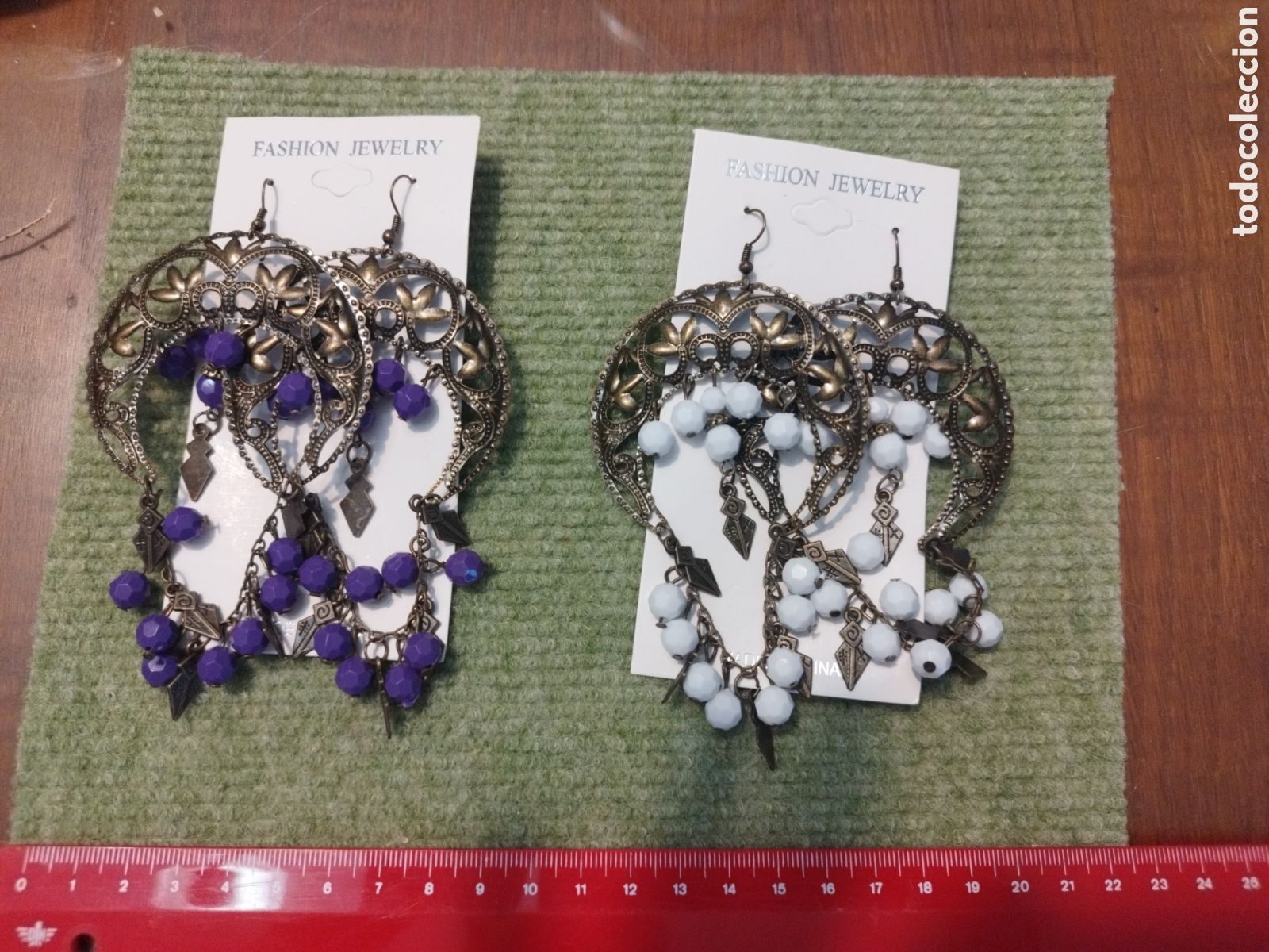 Joyeria: Pendientes grandes vintage - Foto 1