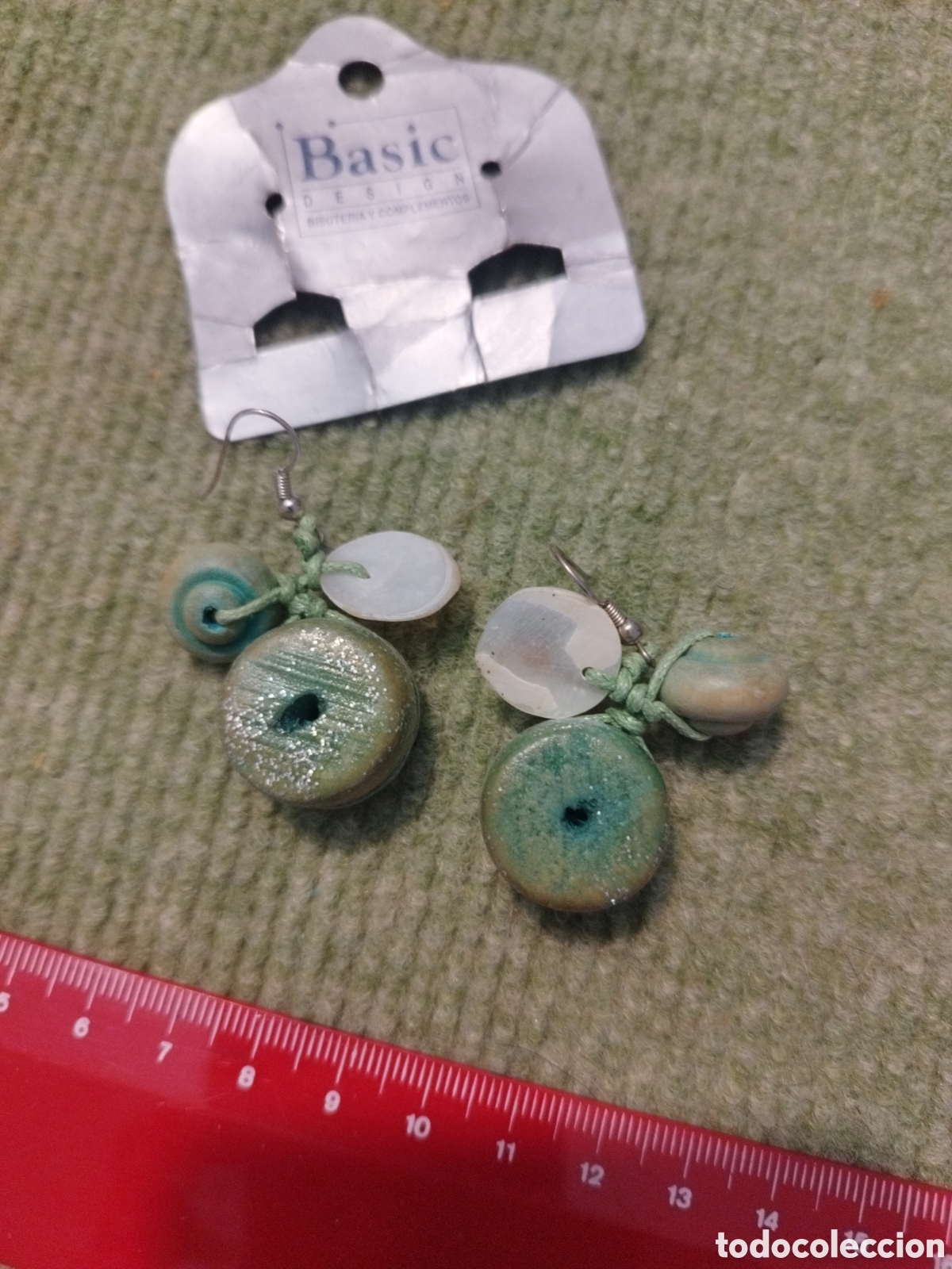Joyeria: Pendientes madera y s&iacute;mil n&aacute;car - Foto 1