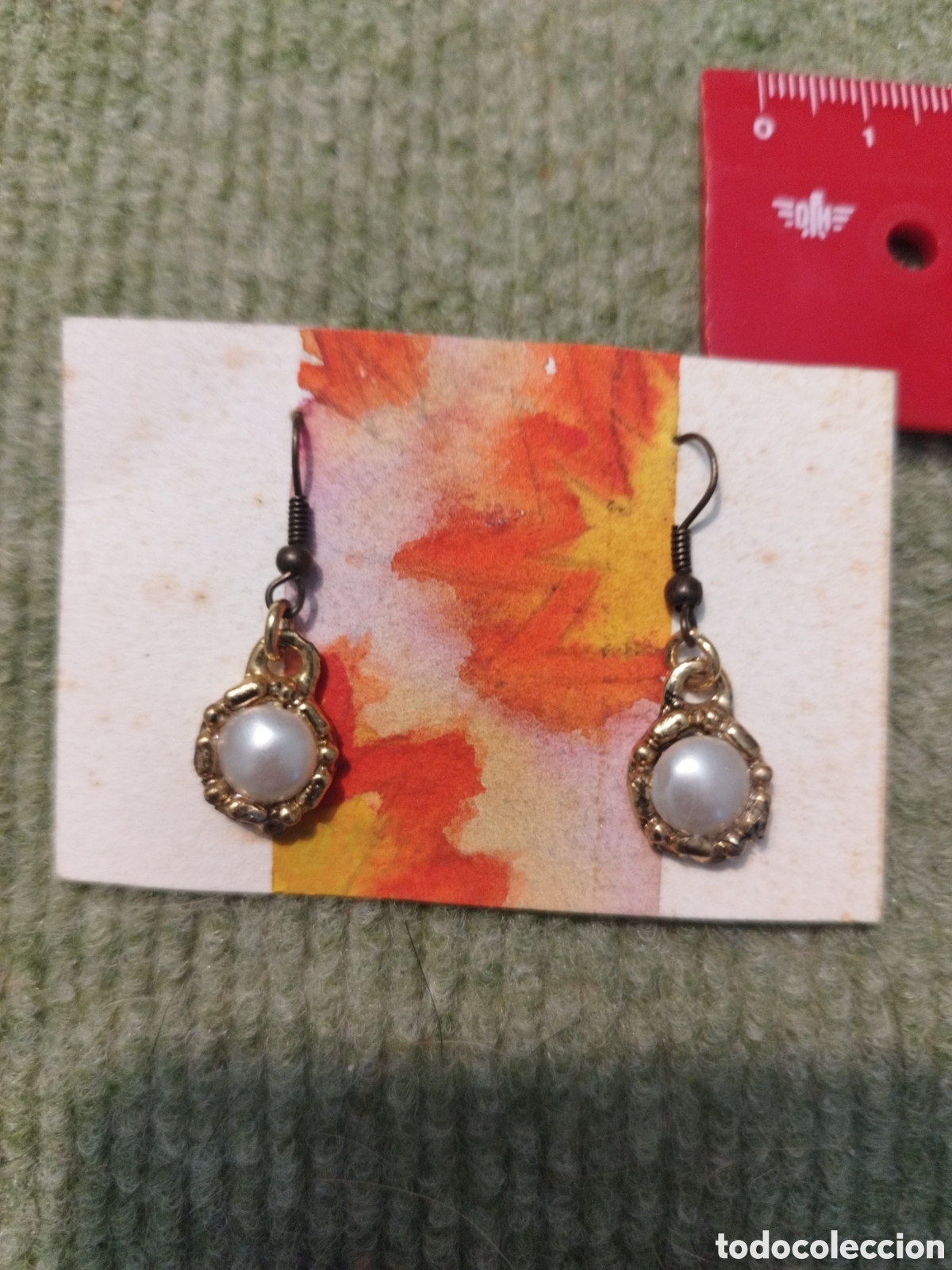 Joyeria: Pendientes perla vintage - Foto 1