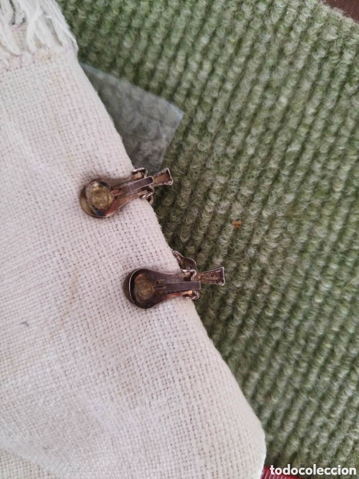 Joyeria: Pendientes bot&oacute;n arbolitos plateados - Foto 2