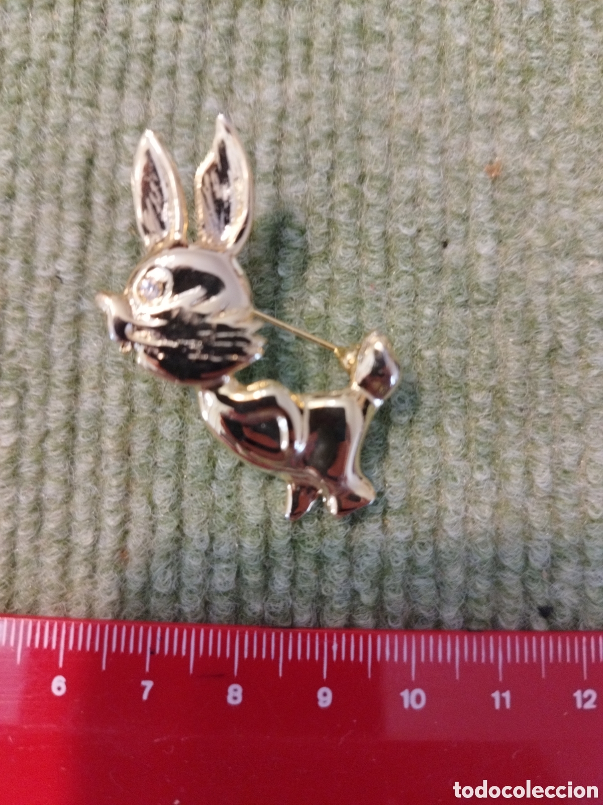 Joyeria: Briche bintage dorafo conejo - Foto 1