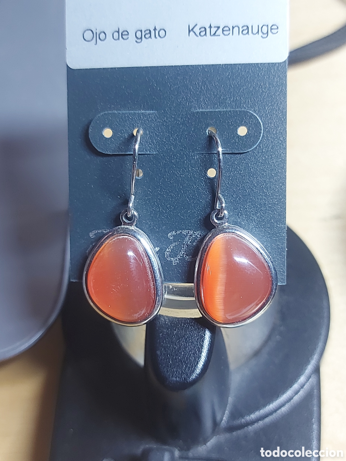 Joyeria: PENDIENTES OJO DE GATO. NUEVOS - Foto 1