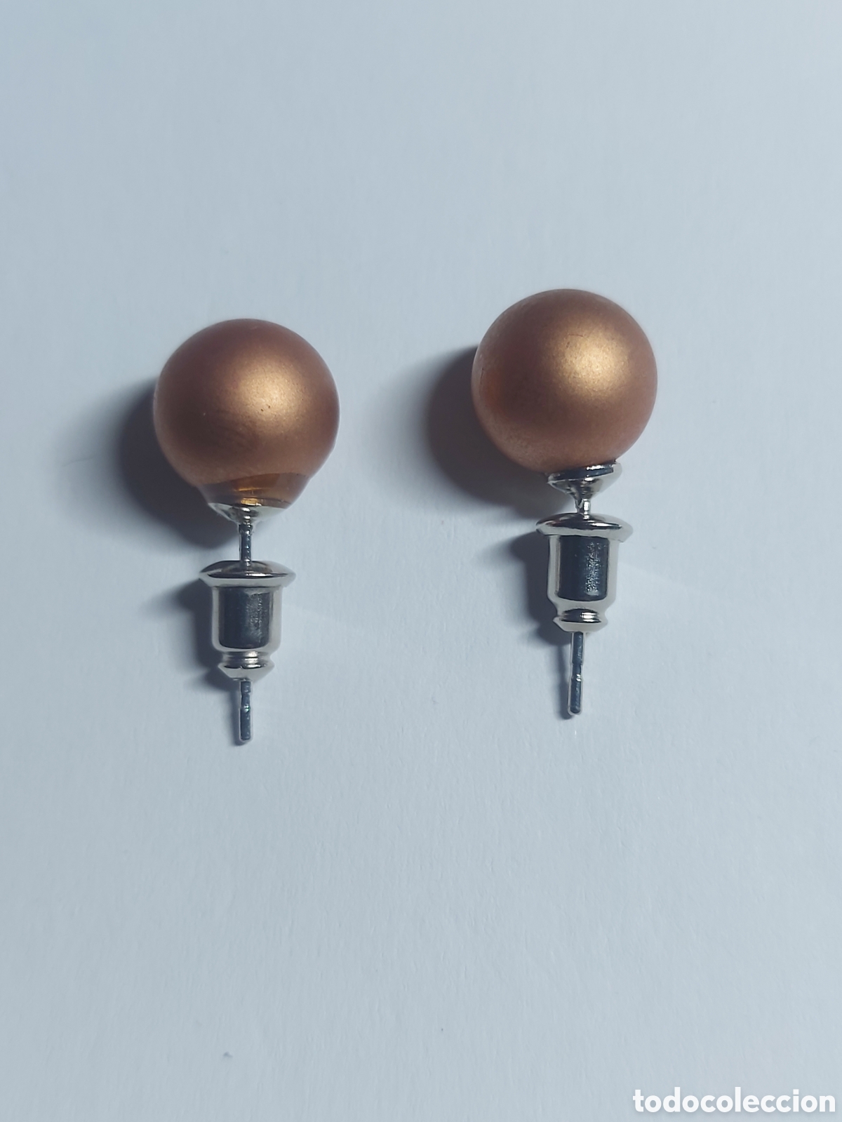 Joyeria: PENDIENTES DE BOLA ROSADA - Foto 1