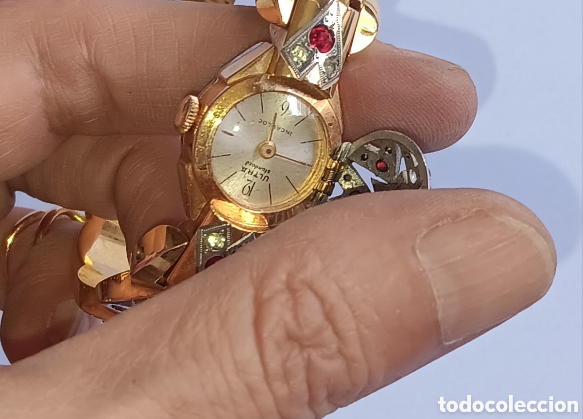 Joyeria: Reloj joya de Pulsera vintage bisuter&iacute;a - Foto 6