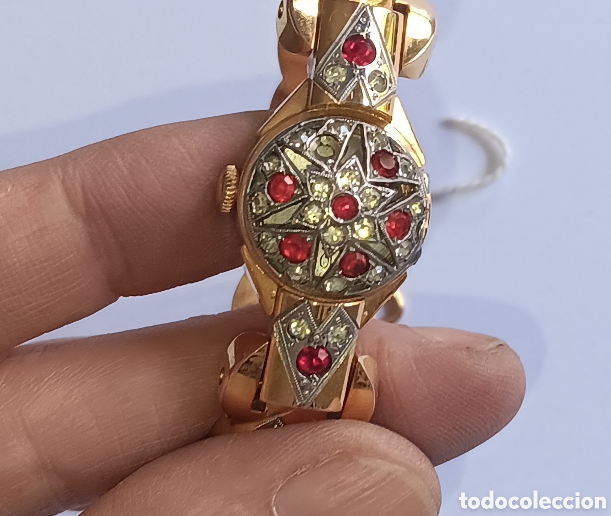 Joyeria: Reloj joya de Pulsera vintage bisuter&iacute;a - Foto 7