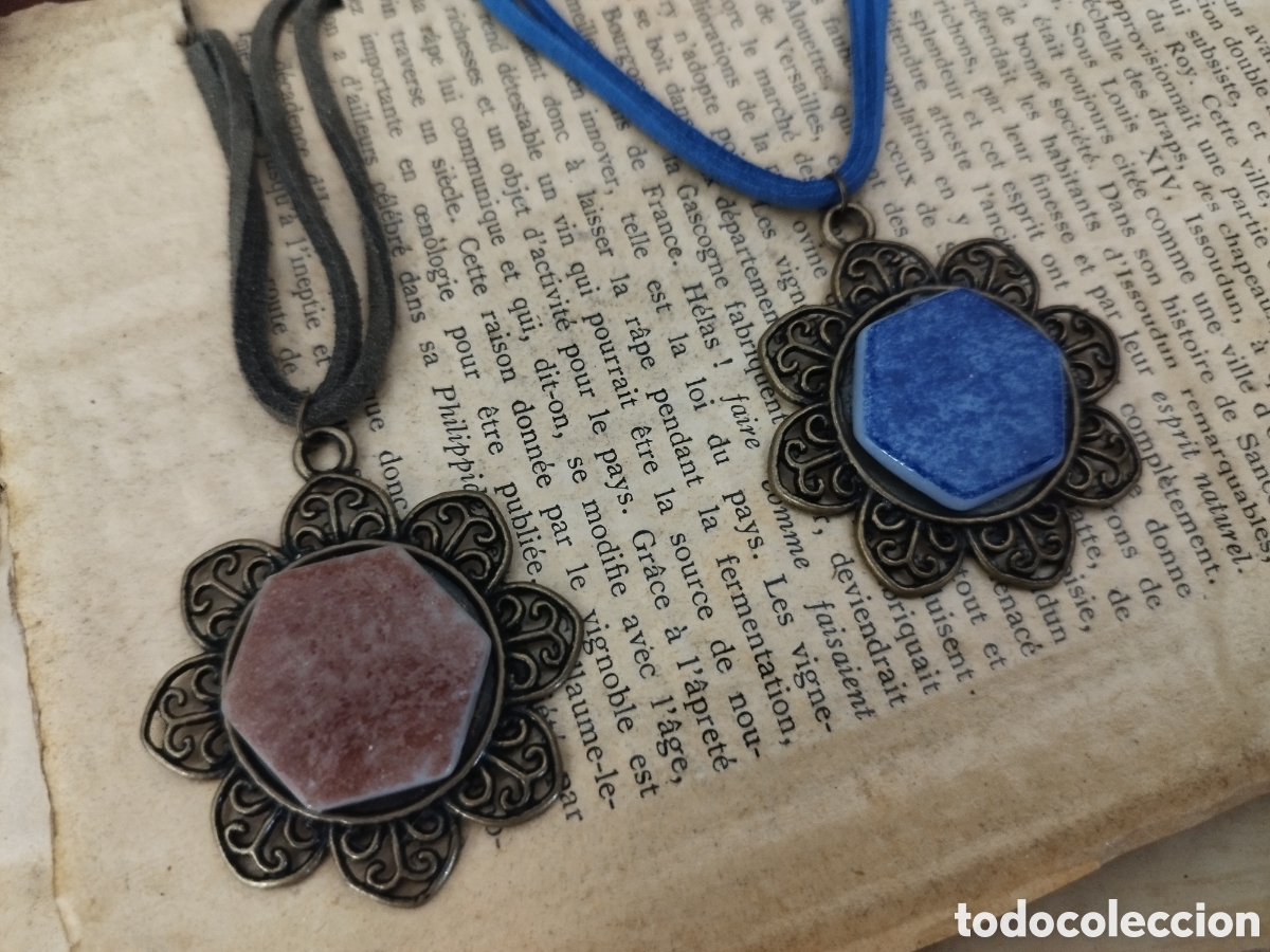 Joyeria: Gargantilla chocker mosaico hexagonal de Janil - Foto 3