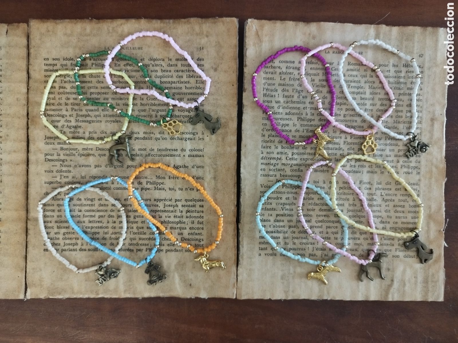 Joyeria: Pulsera el&aacute;stica abalorio perro - Foto 1
