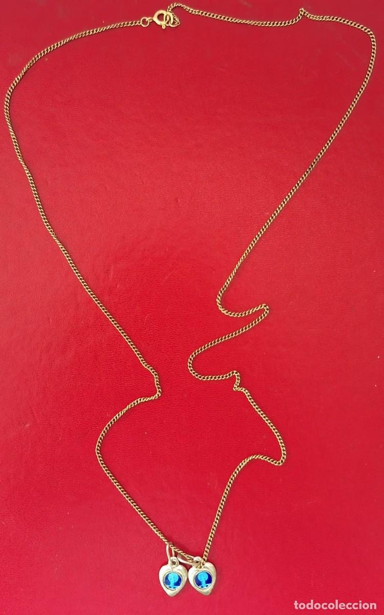 Joyeria: Doble Coraz&oacute;n de la Virgen &ndash; Cadena Dorada Devocional - Foto 1