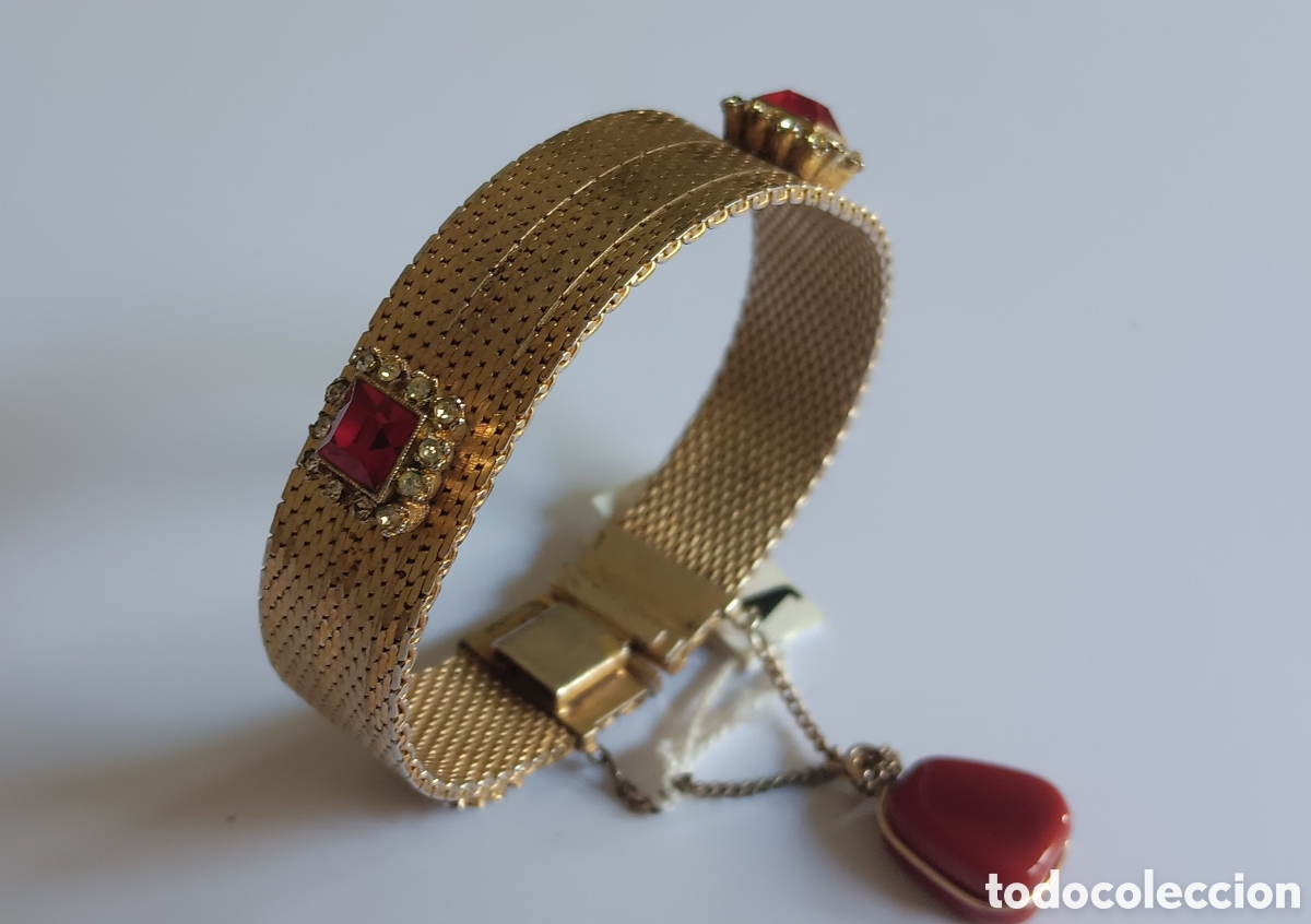 Joyeria: Pulsera dorada a&ntilde;os 50 - 60. - Foto 1