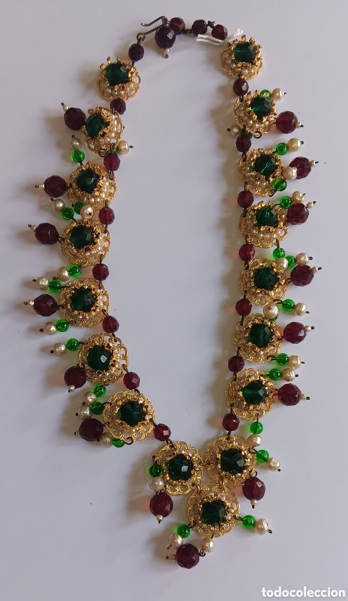 Joyeria: Collar bisuter&iacute;a a&ntilde;os 50 - Foto 1