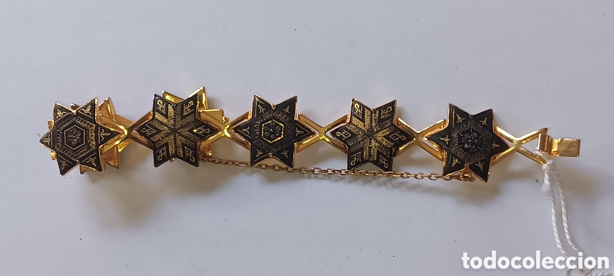 Joyeria: Pulsera damasquinada. Trabajo toledano. - Foto 3