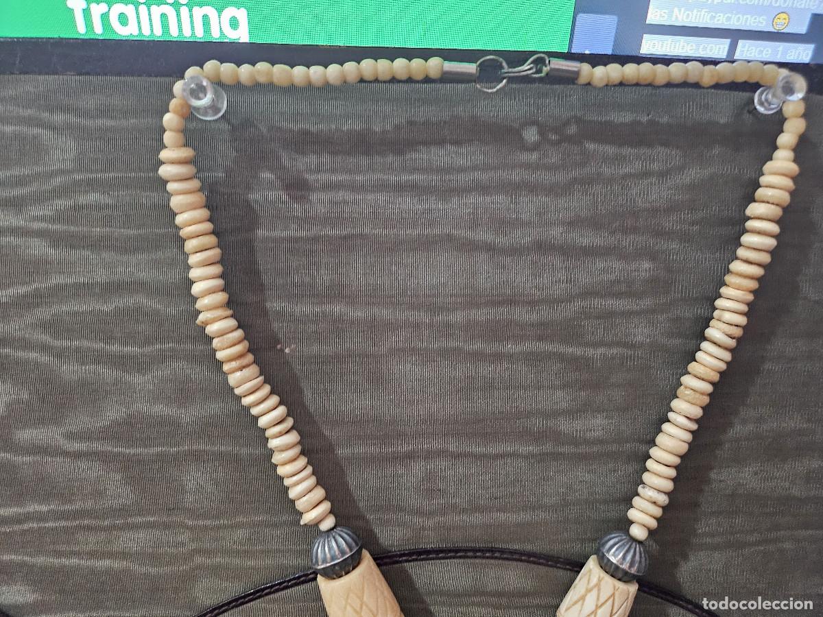 Joyeria: collar de hueso y plateado - Foto 2