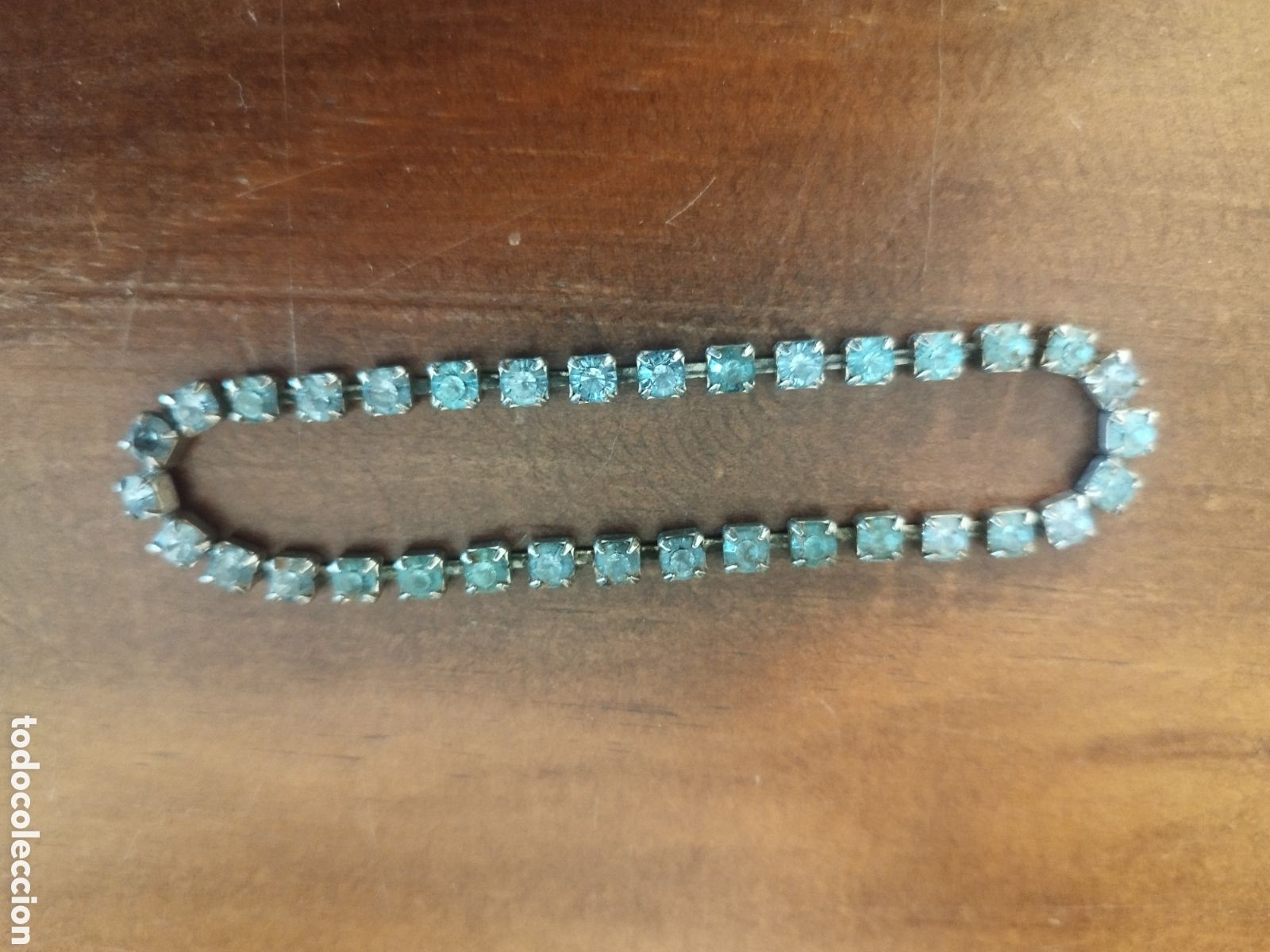 Joyeria: Pulsera vintage brillantitos azules - Foto 1
