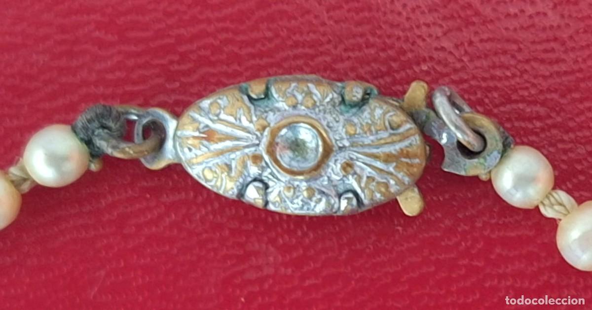 Joyeria: Collar de perlas de bisuter&iacute;a (imitaci&oacute;n) &ndash; 37 cm - Foto 3