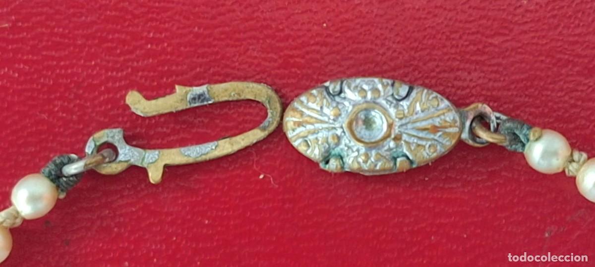 Joyeria: Collar de perlas de bisuter&iacute;a (imitaci&oacute;n) &ndash; 37 cm - Foto 4