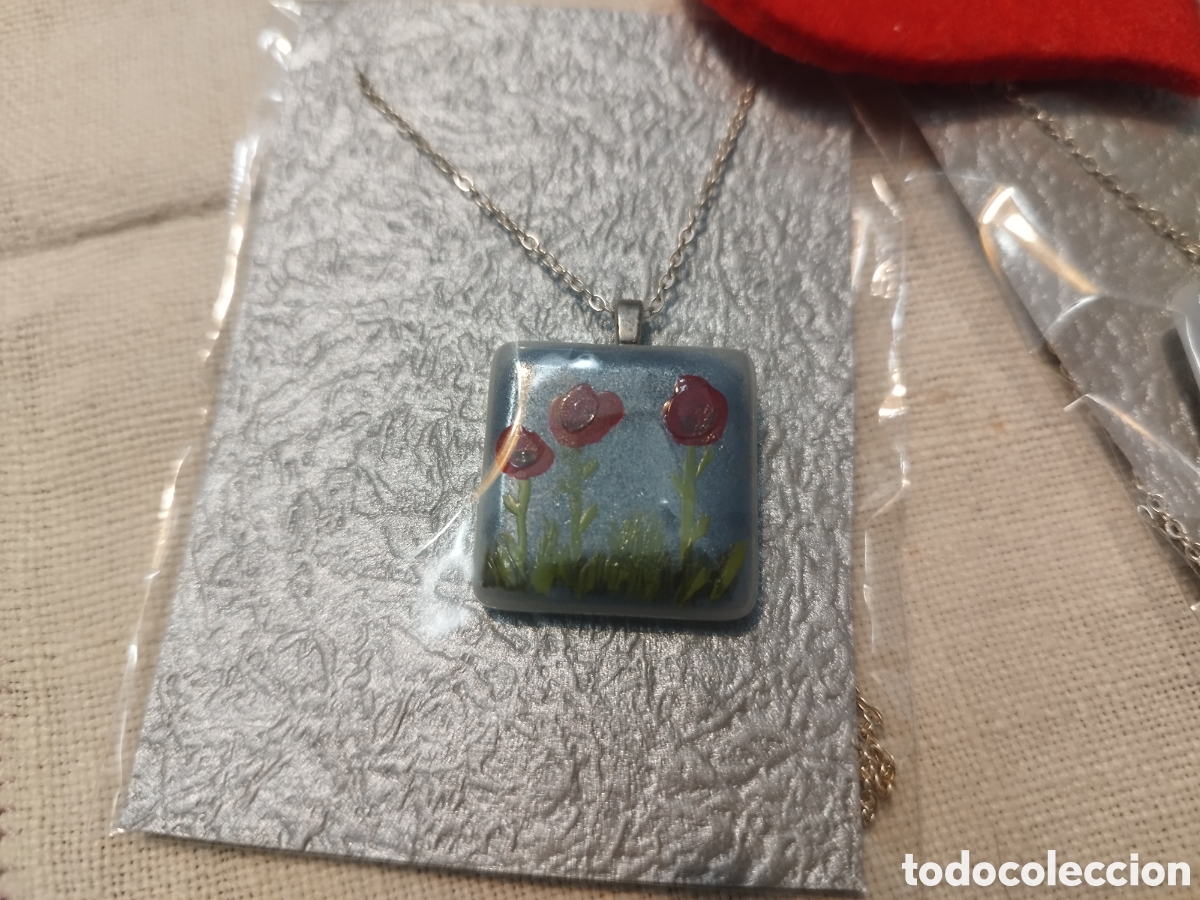Joyeria: Collar cer&aacute;mica amapolas de Janil - Foto 4