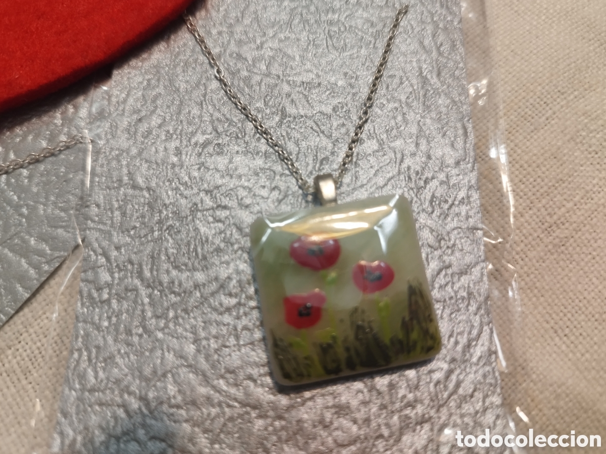 Joyeria: Collar cer&aacute;mica amapolas de Janil - Foto 2