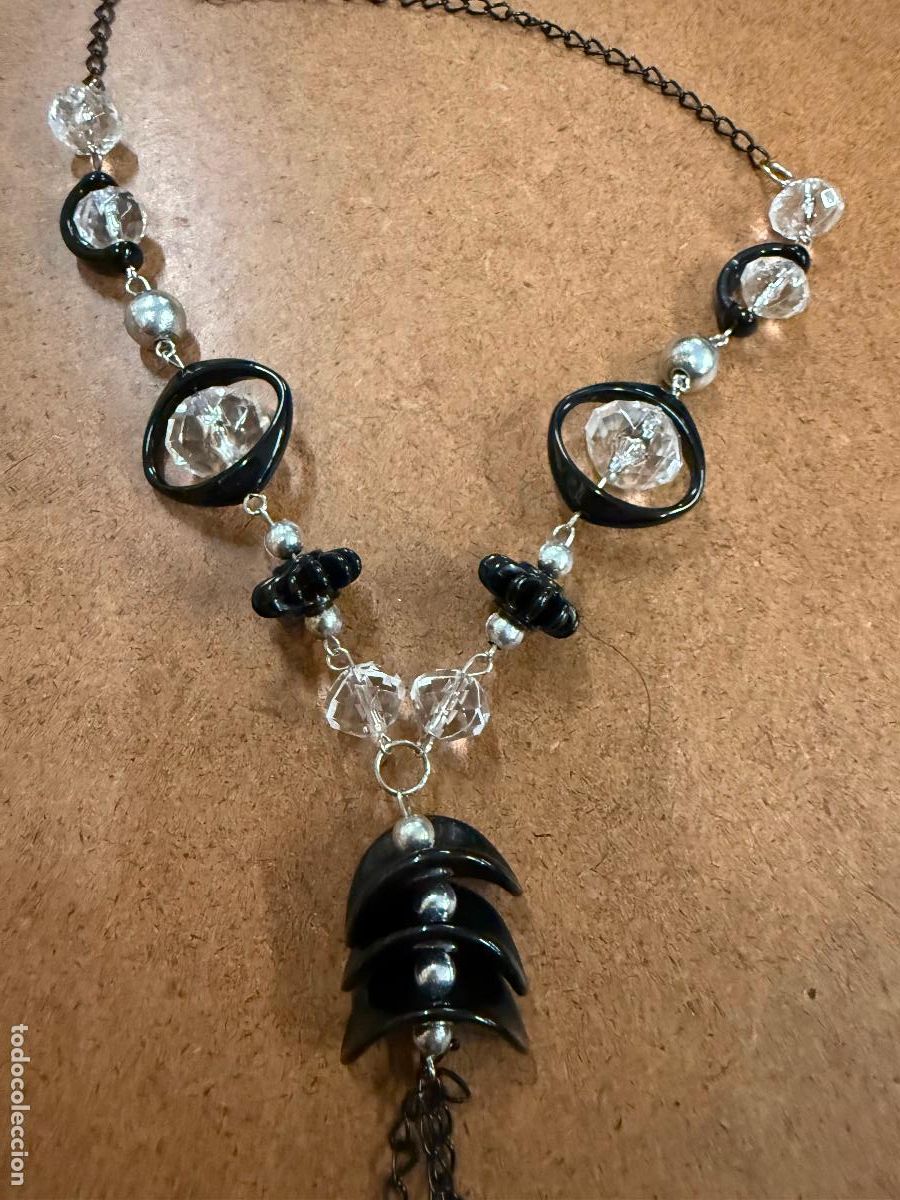 Joyeria: Espectacular collar con cuentas de plastico - Foto 4