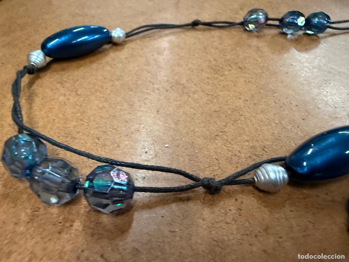 Joyeria: Espectacular collar con cuentas de plastico - Foto 4