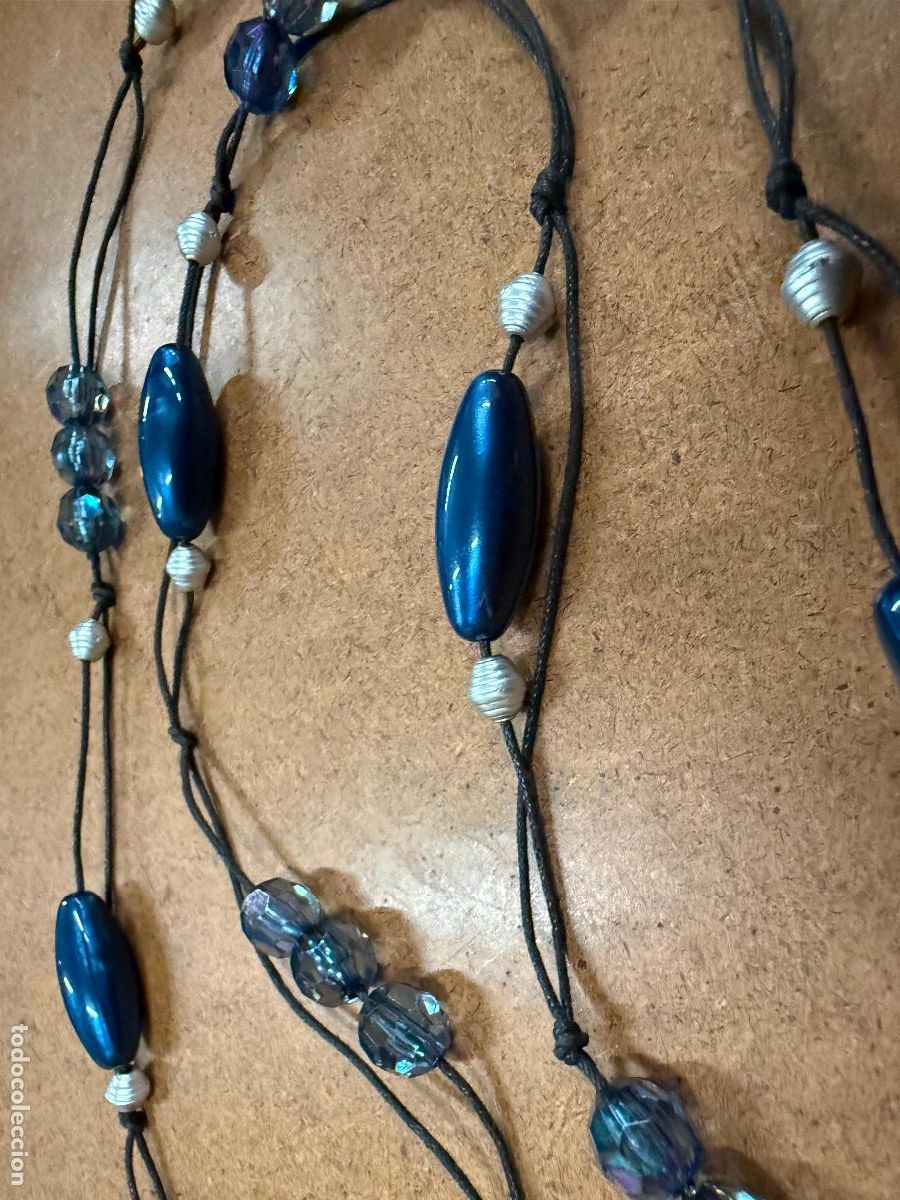 Joyeria: Espectacular collar con cuentas de plastico - Foto 5