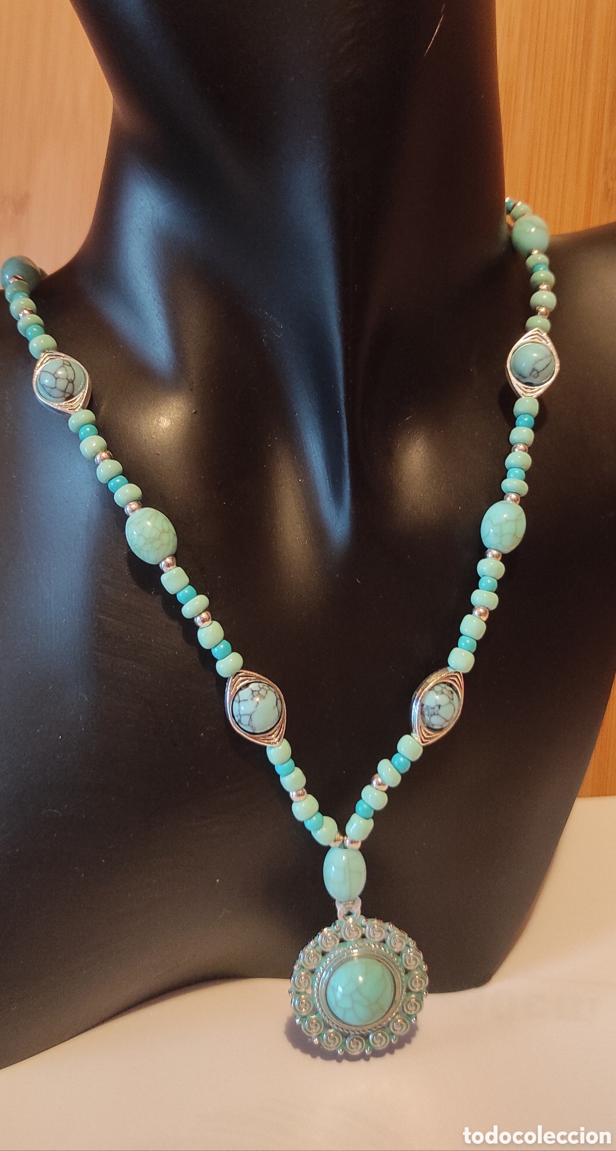 Joyeria: Gargantilla turquesa - Foto 1