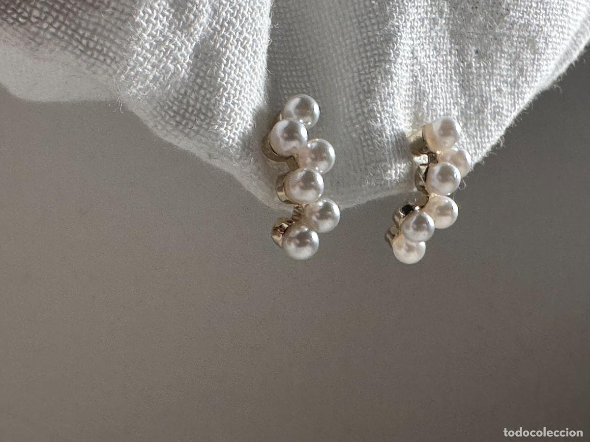 Joyeria: Pendientes perlas blancas. Tipo racimo - Foto 2