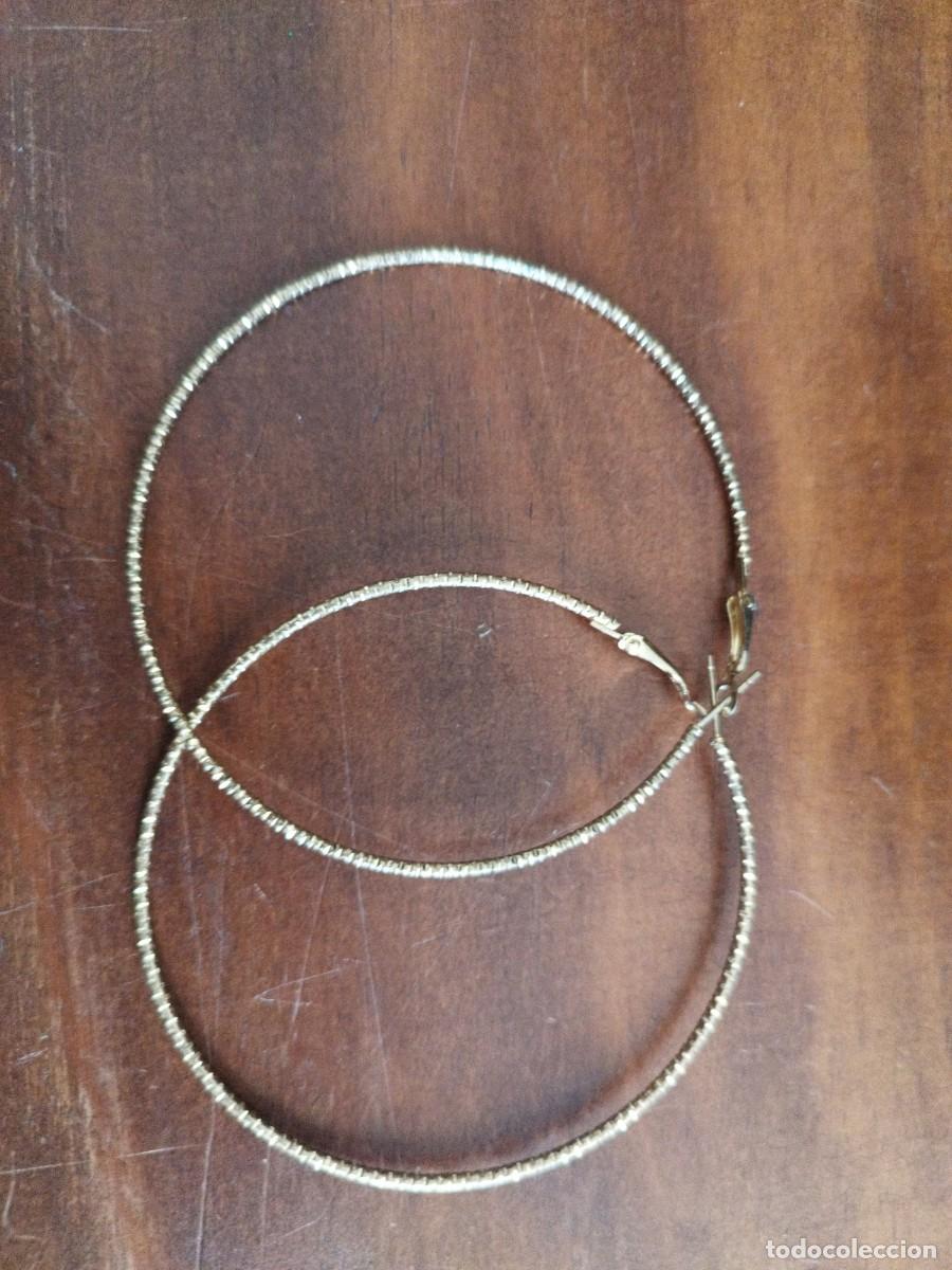 Joyeria: Pendientes aro grande dorado - Foto 1