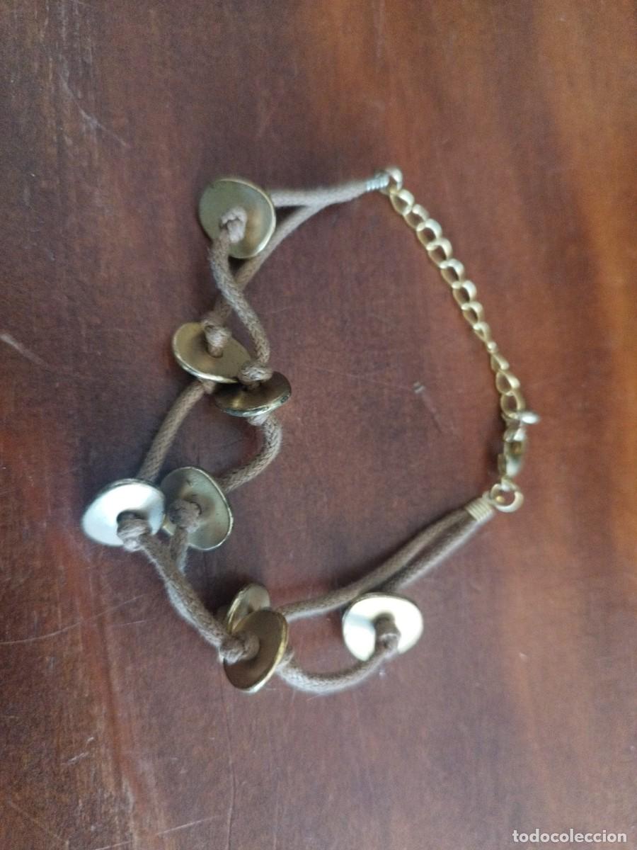 Joyeria: Pulsera vintage marr&oacute;n y dorado - Foto 1