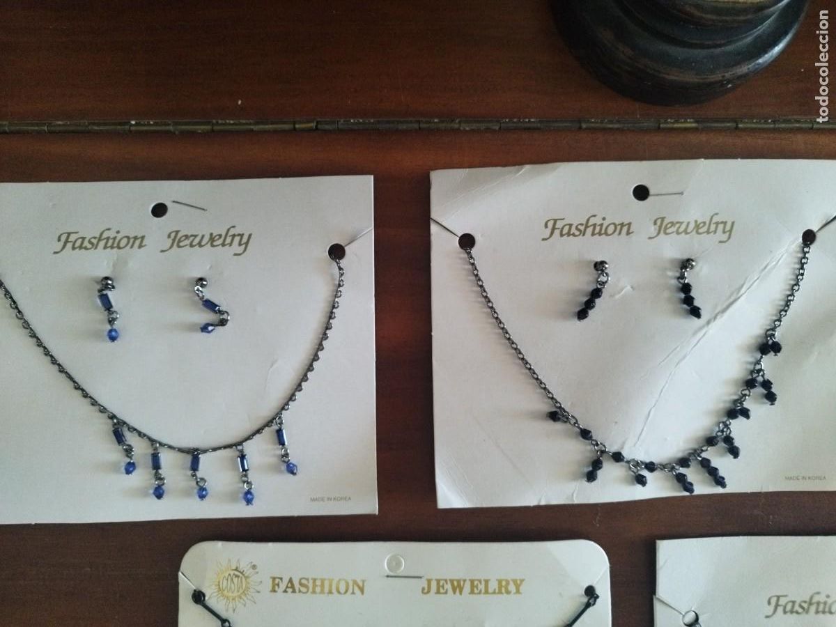 Joyeria: Conjunto collar gargantilla + pendientes - Foto 2