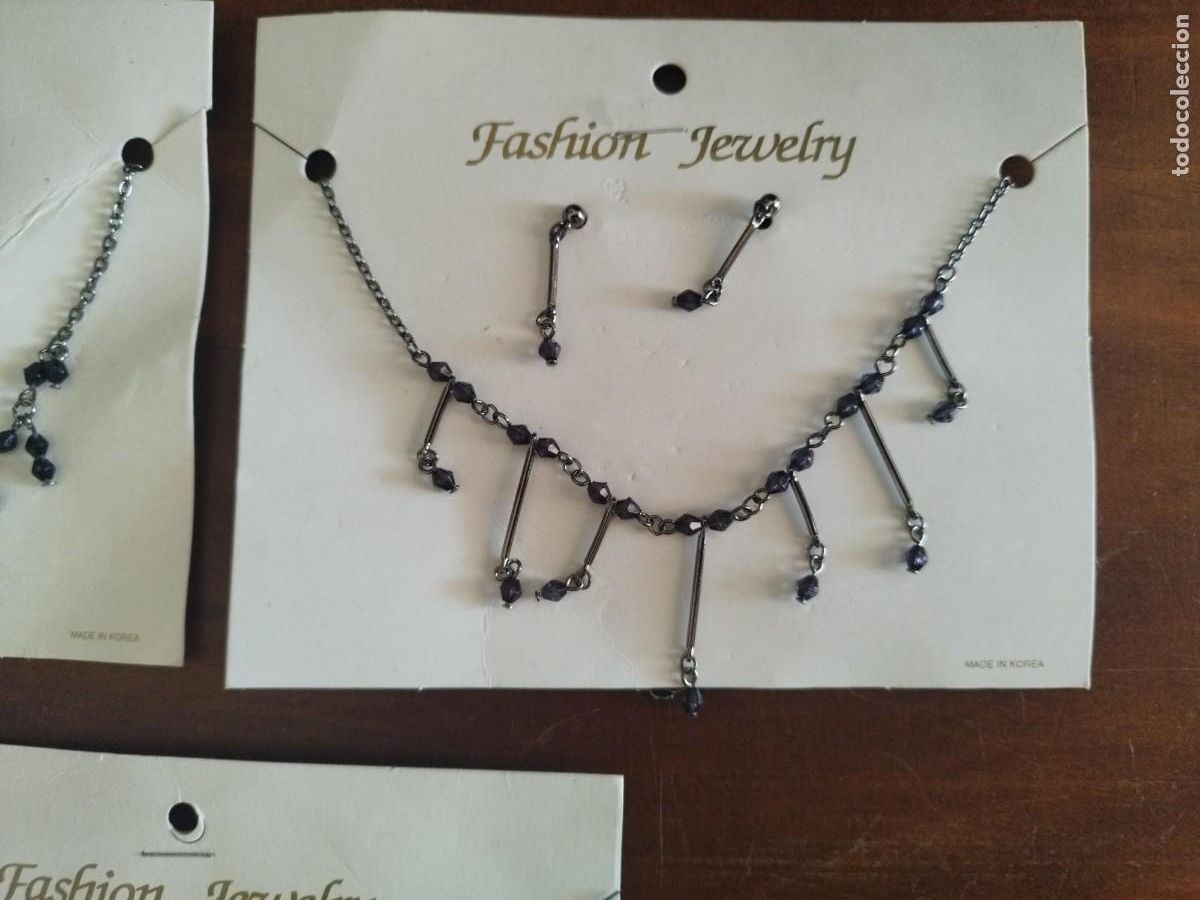 Joyeria: Conjunto collar gargantilla + pendientes - Foto 4