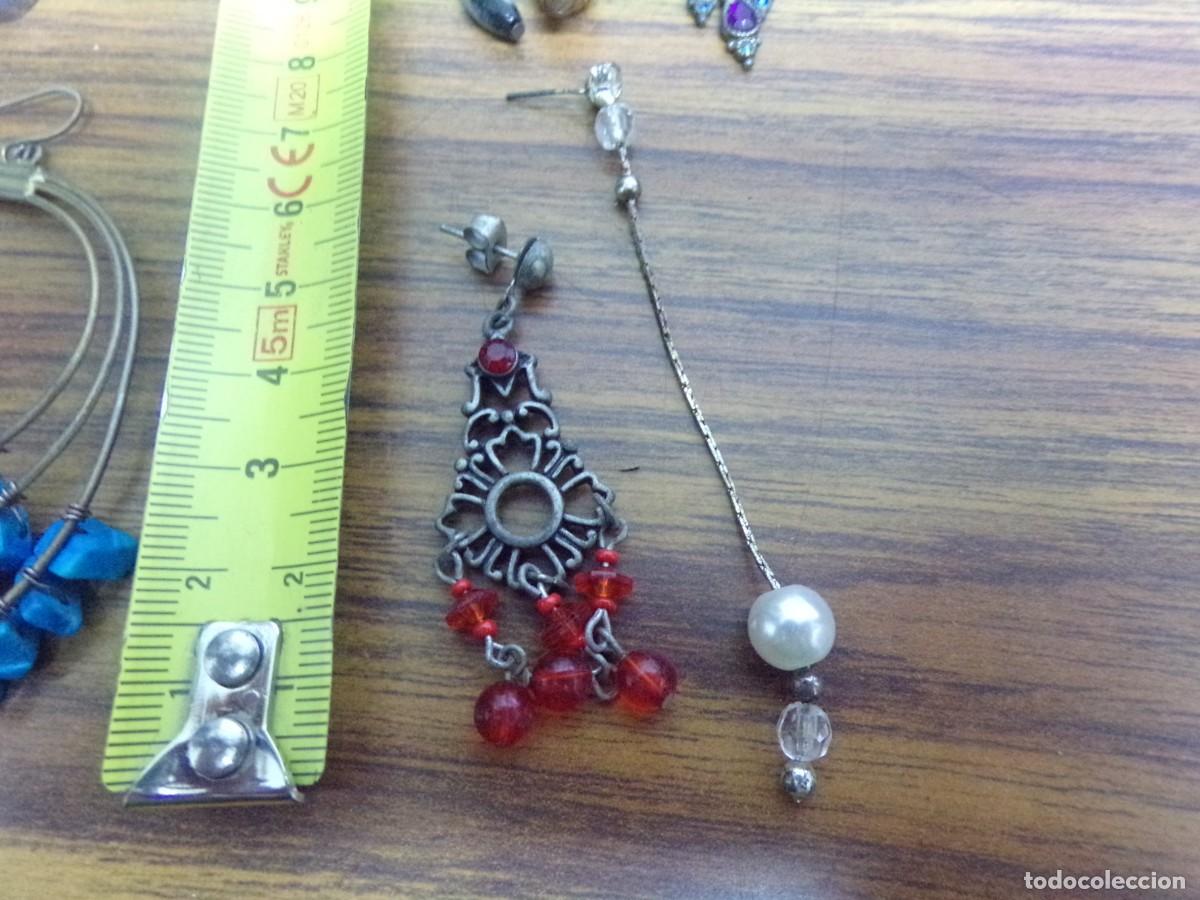 Joyeria: Lote de Pendientes desparejos vintage - Foto 3