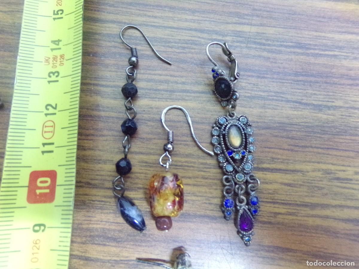 Joyeria: Lote de Pendientes desparejos vintage - Foto 4