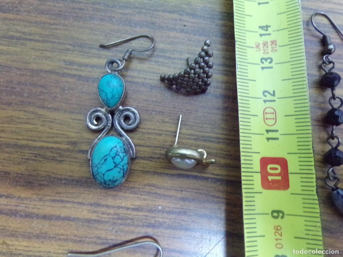 Joyeria: Lote de Pendientes desparejos vintage - Foto 5