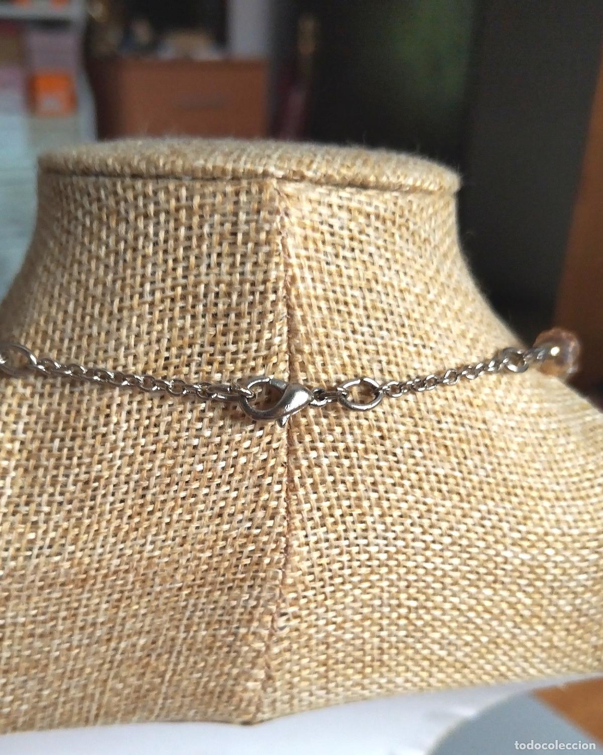Joyeria: Collar corto de cuentas de cristal. - Foto 4