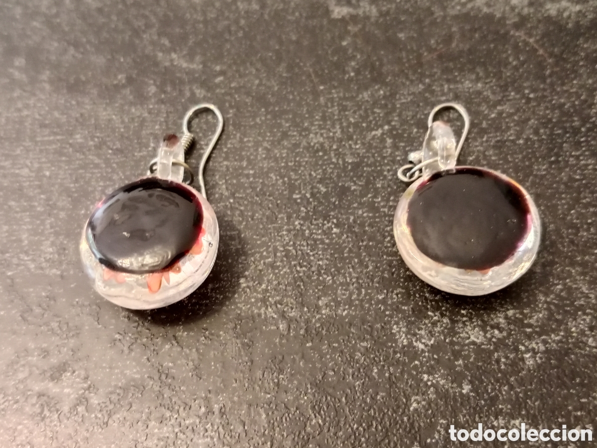 Joyeria: Pendientes cristal con flor onterior - Foto 5