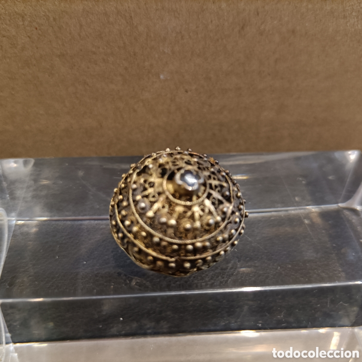 Joyeria: Broche en forma de bot&oacute;n . - Foto 1