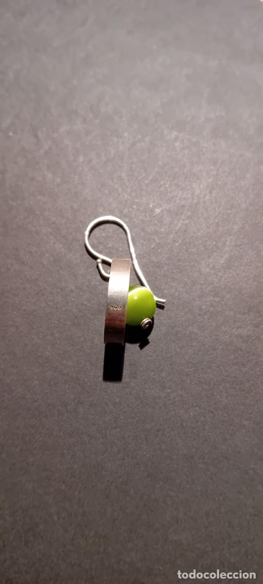 Joyeria: Pendientes con bola verde - Foto 3