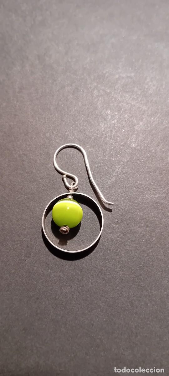 Joyeria: Pendientes con bola verde - Foto 4