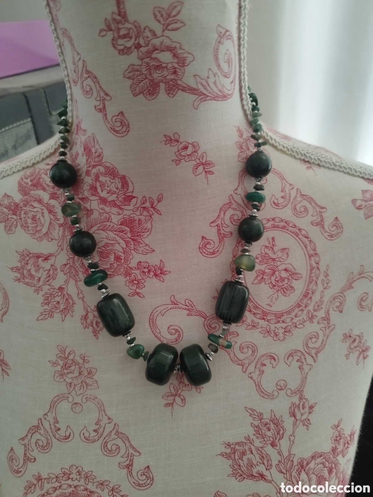 Joyeria: Collar gargantilla verde - Foto 1