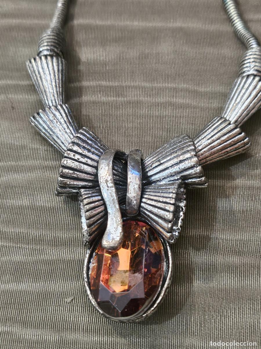 Joyeria: collar bisuteria plateada - Foto 2