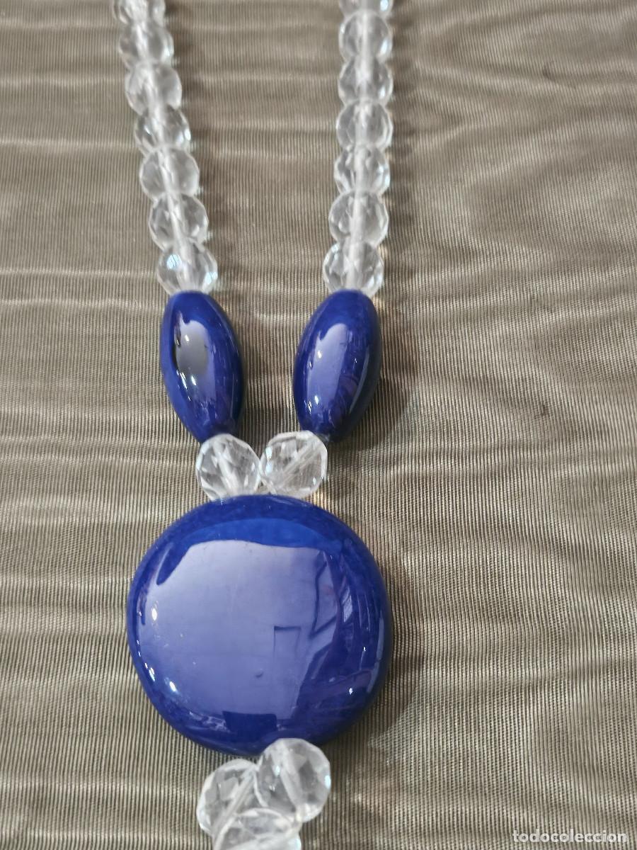 Joyeria: bisuteria collar de cristal azul - Foto 2