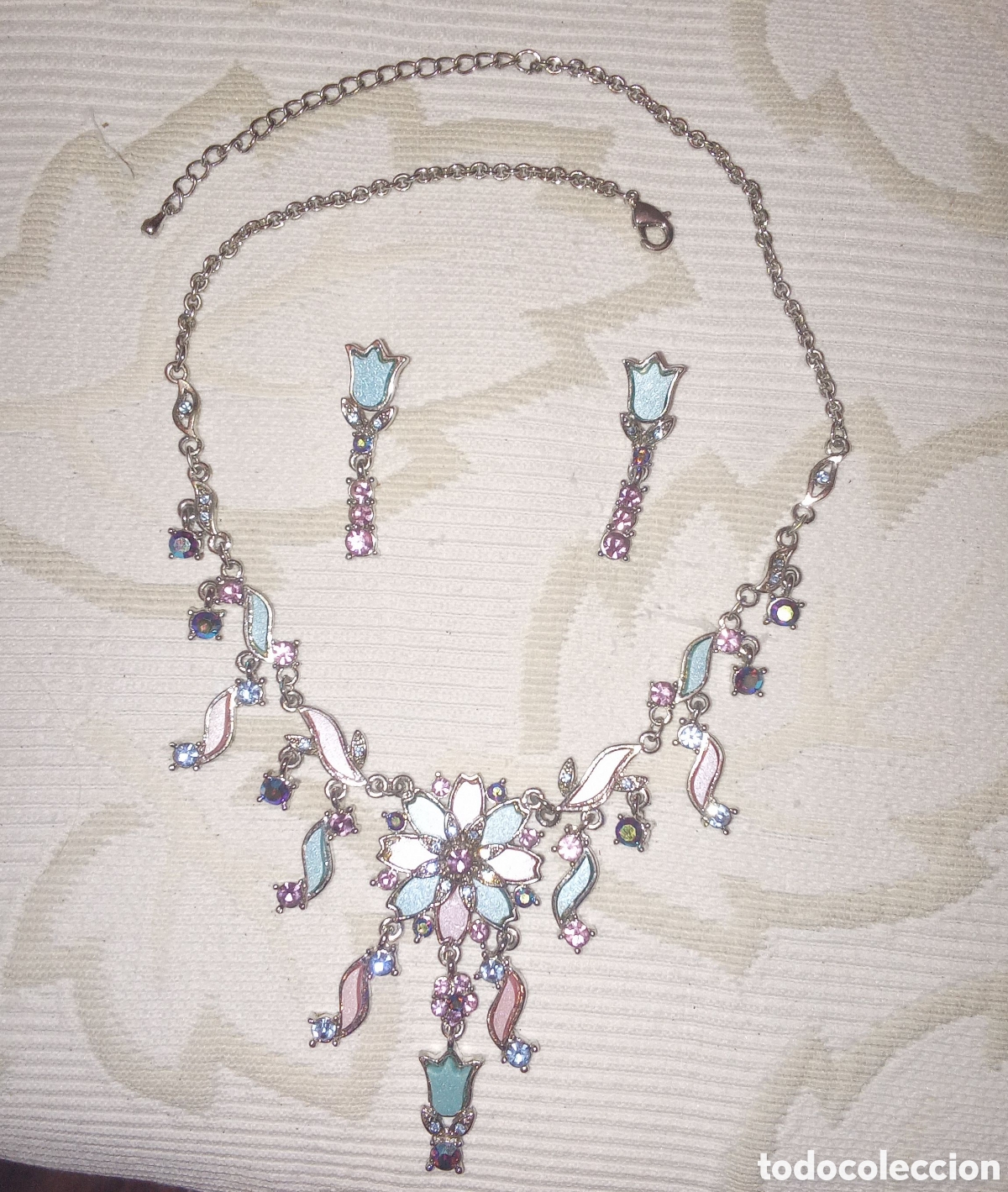 Joyeria: BONITO CONJUNTO DE COLLAR Y PENDIENTES - Foto 1