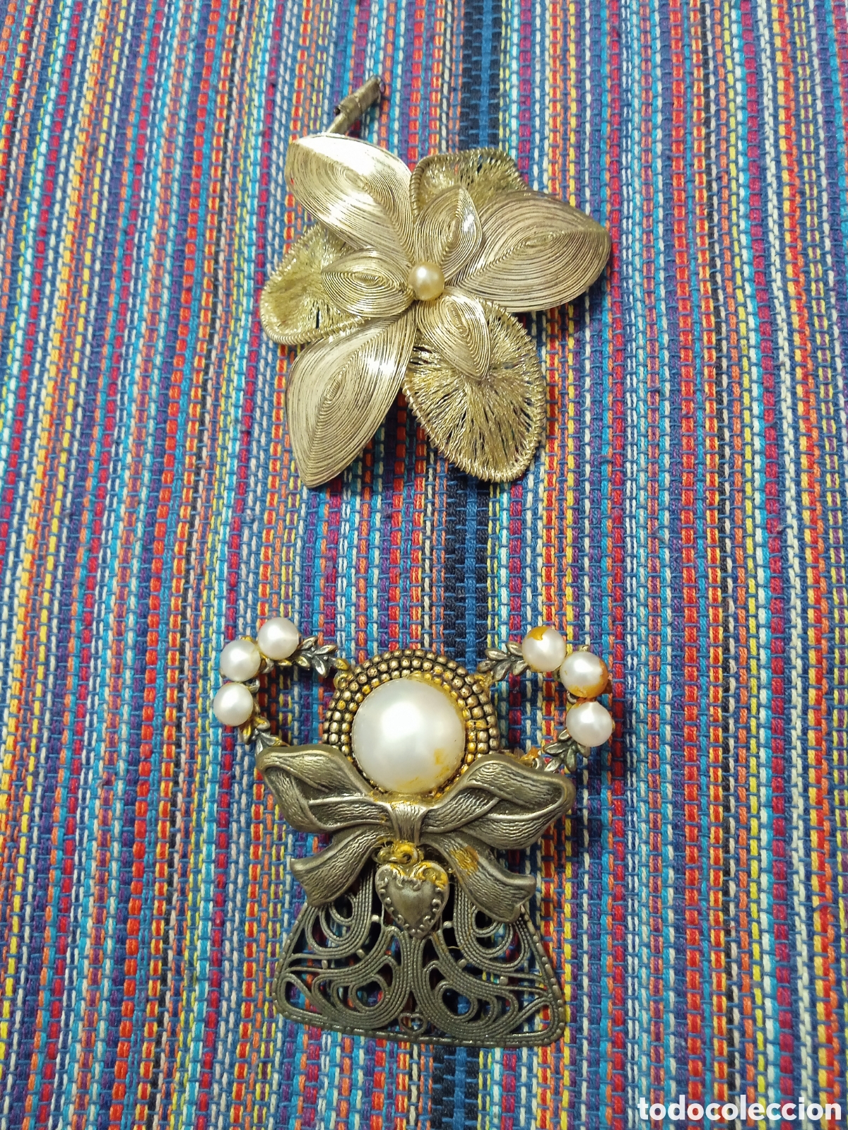 Joyeria: A- CINCO BONITOS BROCHES UNO CON MARCA WEST. - Foto 9