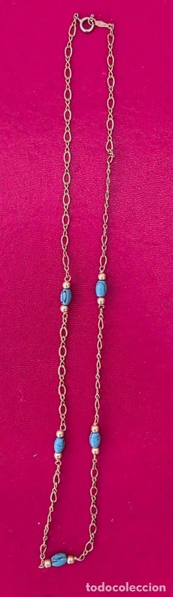 Joyeria: Collar &ldquo;Azul sereno&rdquo; con cuentas turquesas - Foto 1