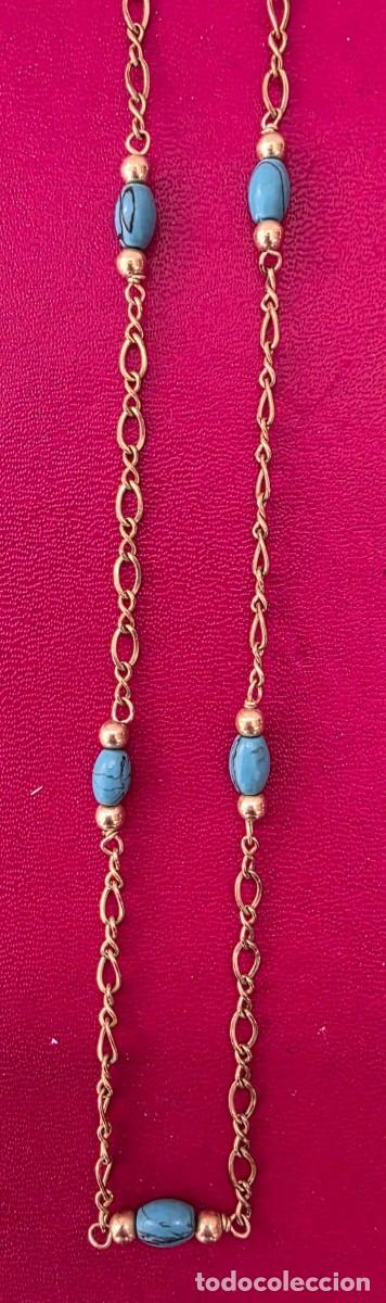Joyeria: Collar &ldquo;Azul sereno&rdquo; con cuentas turquesas - Foto 2