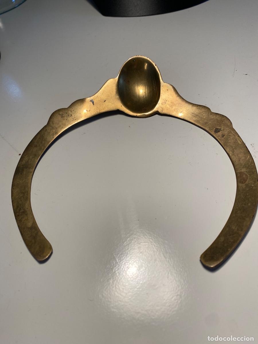 Joyeria: Gargantilla de laton trabajada en dos tonos - Foto 2