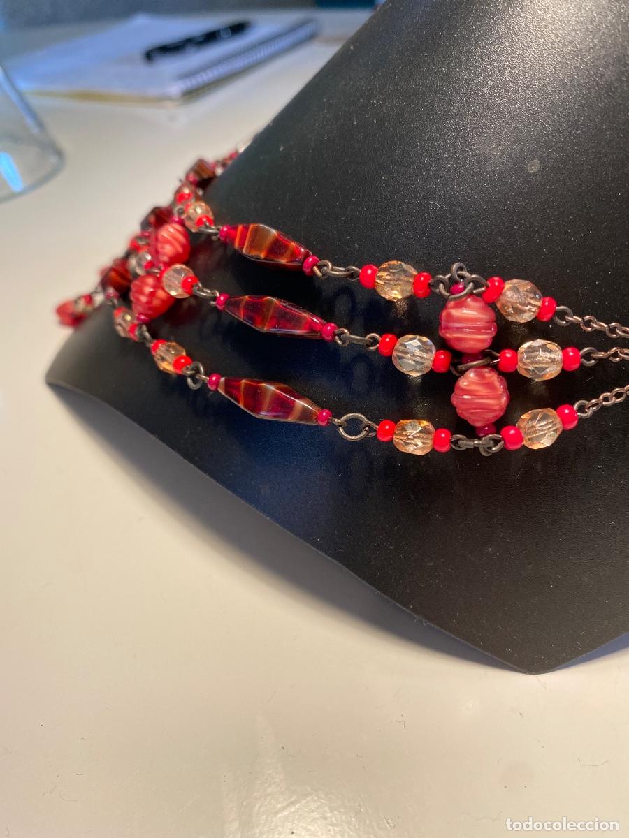 Joyeria: Gargantilla cristal, posiblemente Murano - Foto 3