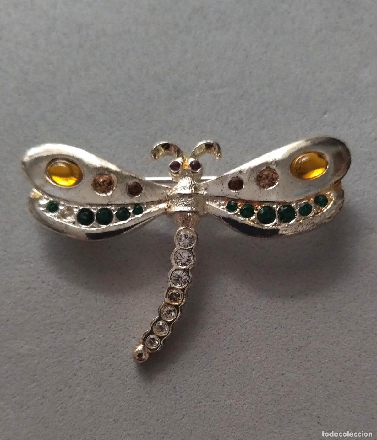 Joyeria: Broche forma de lib&eacute;lula, bisuter&iacute;a. - Foto 2
