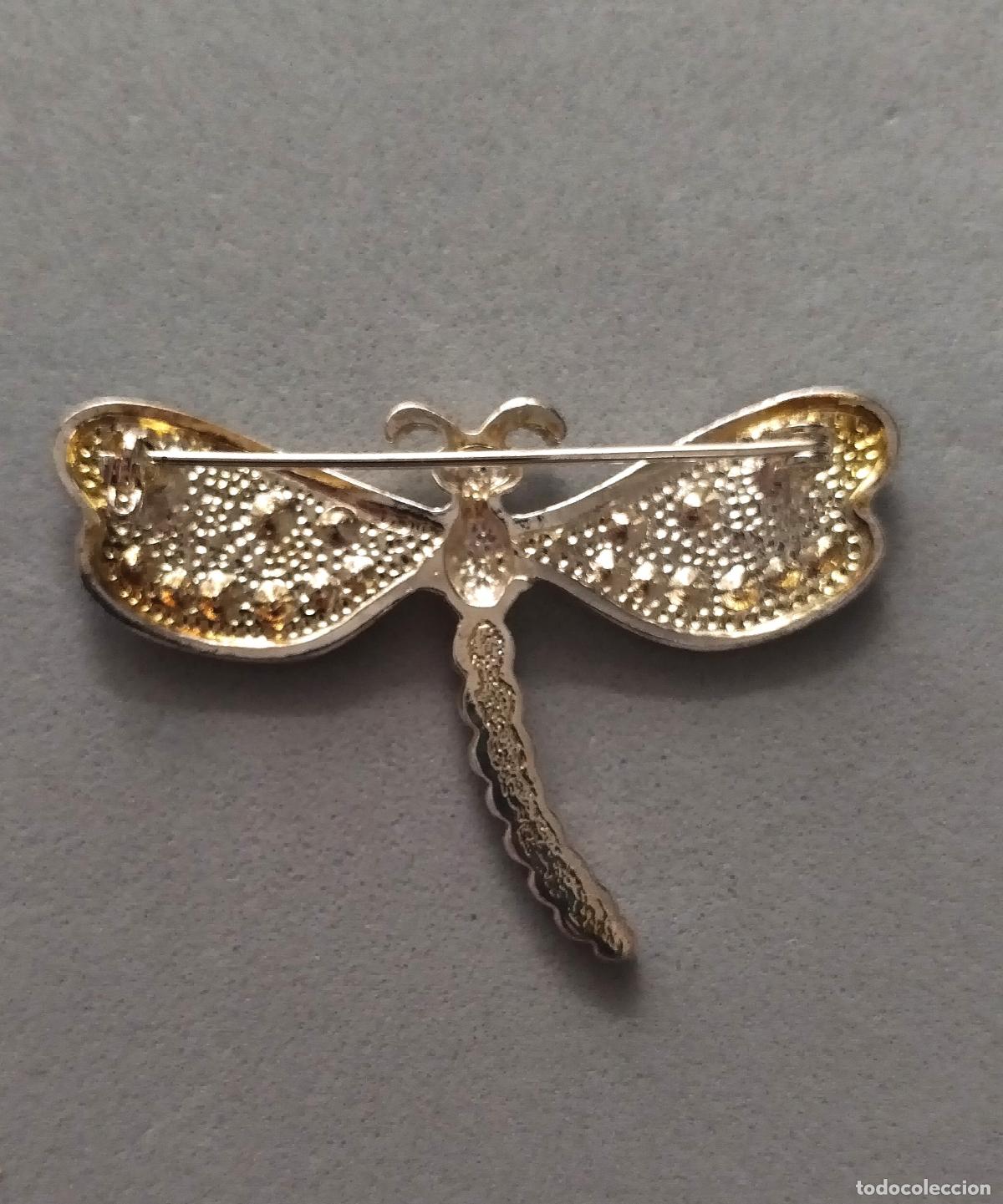 Joyeria: Broche forma de lib&eacute;lula, bisuter&iacute;a. - Foto 3